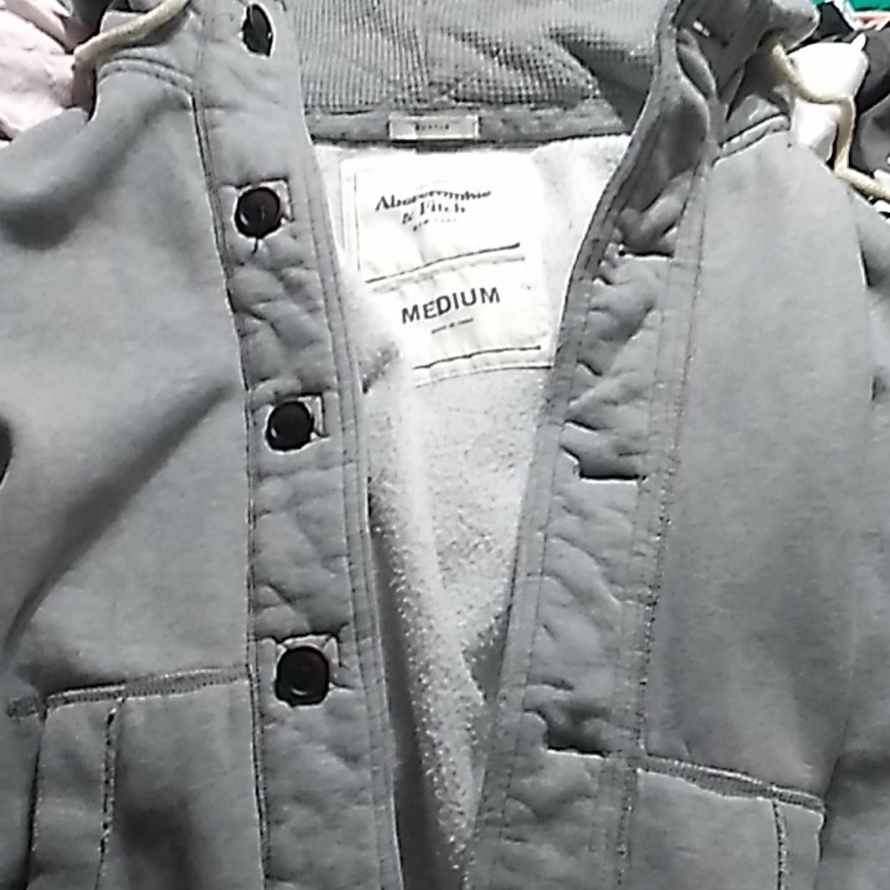 Button up hoodie